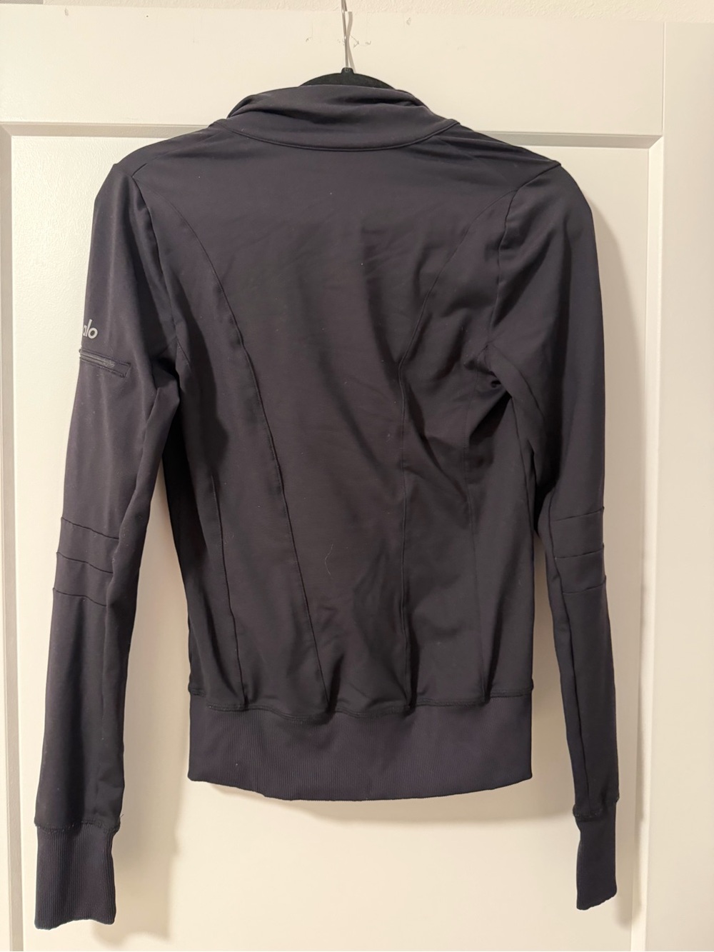 ALO Yoga Black Full-Zip Utility Jacket - Picture 2 of 3